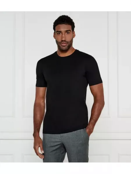 HUGO Tricou Dimerstee | stretch negru