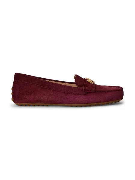 Mokasini LAUREN RALPH LAUREN Barnsbury Bordo rdeča