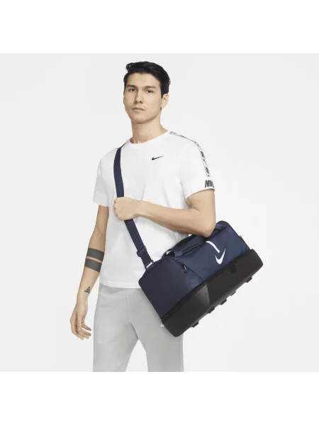 Torba treningowa Nike Academy Team Hardcase M 37 l midnight navy/black/white biała