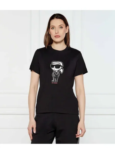 Karl Lagerfeld Tricou IKON SKETCH negru