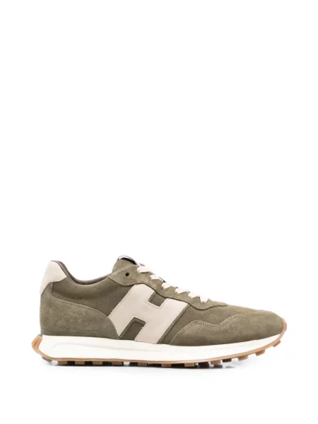 Sneakerși Hogan cu autograf verde