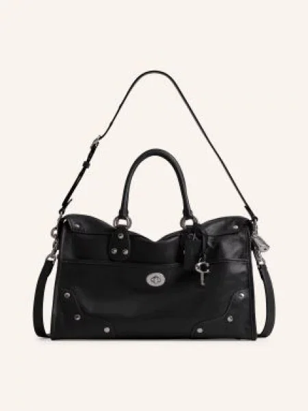 Shopper kabelka Coach černá