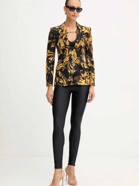 Піджак Versace Jeans Couture однобортний візерунок чорний