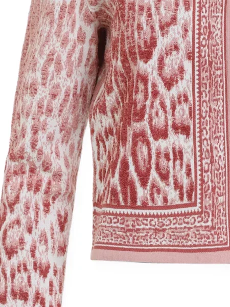 Cardigan Roberto Cavalli din jacard roz