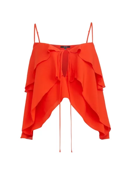 Warstwowa bluzka Toccin czerwona