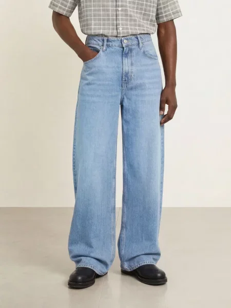 Allsaints Džíny Rivet Regular Fit light indigo