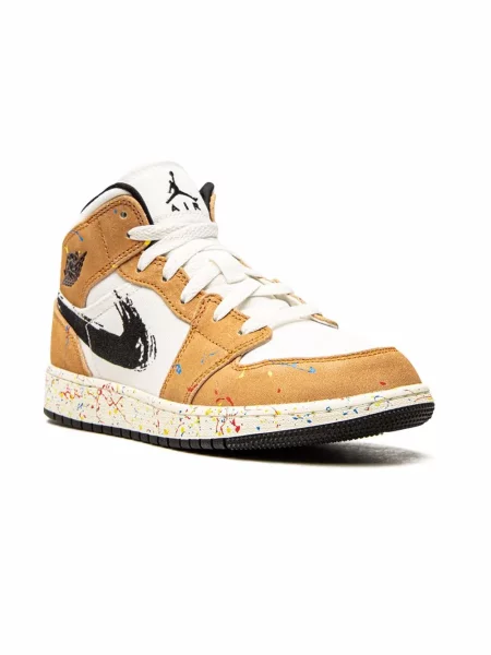 Sneakersy dziecięce Jordan Air Jordan 1 brązowe
