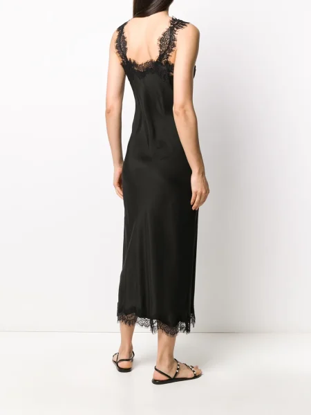 Rochie Gold Hawk din dantelă de costum negru