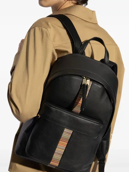 Rucsac Paul Smith cu dungi negru
