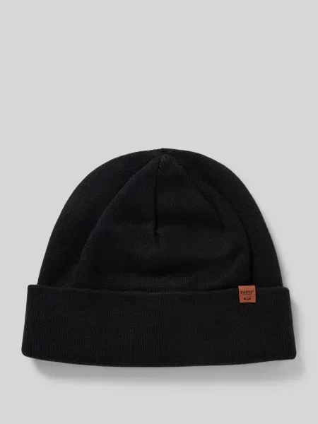 Czapka beanie z mieszanki model ‘WILLES’ Barts czarna