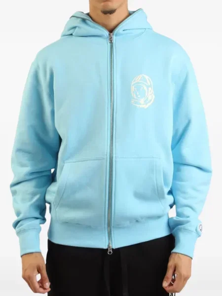 Džemperis su gobtuvu Billionaire Boys Club mėlyna