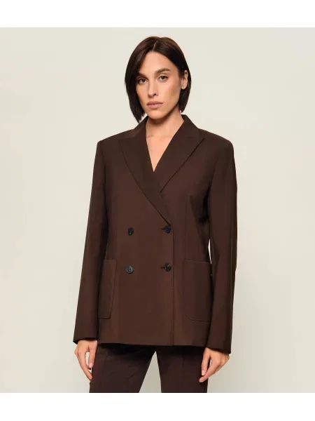 Weekend MaxMara De lână sacou Wkdornati maro