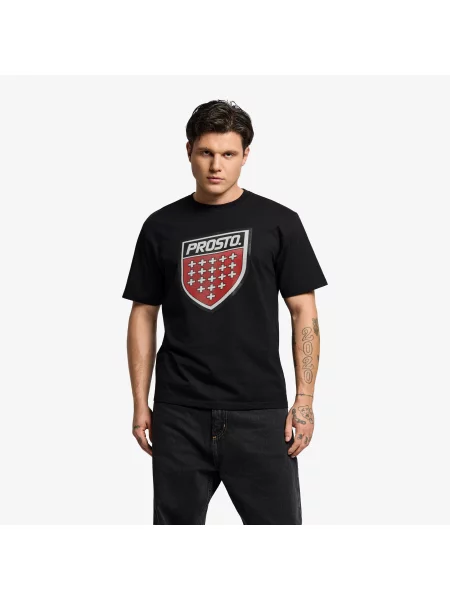Tricou Prosto T-shirt Infine Black M negru