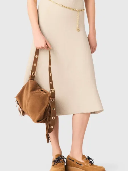 Сукня Maje бежева