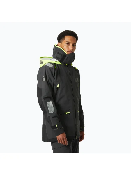 Olcsóbban. Férfi vitorlázó kabát Helly Hansen Aegir Race ebony. Méret: M fekete