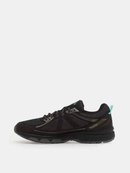 Кожаные кроссовки Asics Gel-venture серые