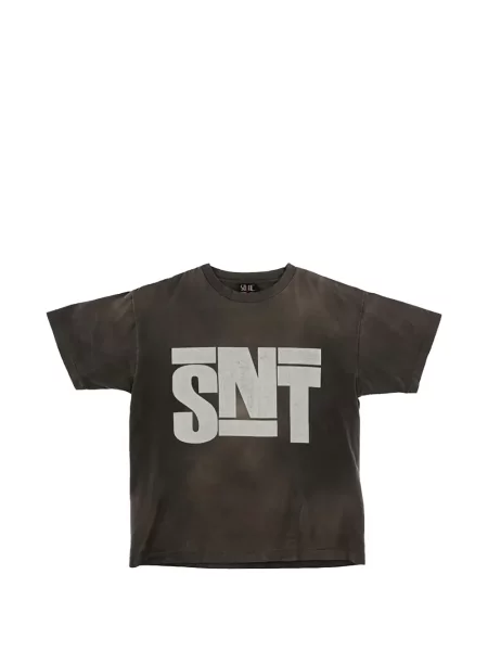 Tricou Saint Mxxxxxx cu imagine negru