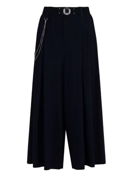 Pantaloni High plisate negru