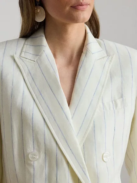 Lauren Ralph Lauren двобортний піджак лляний
