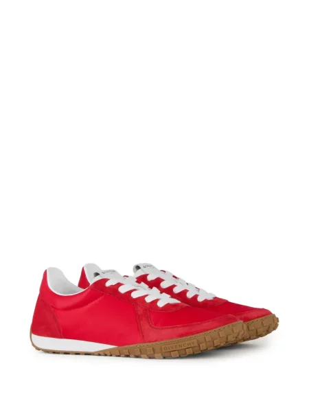Sneakerși Givenchy din piele de căprioară roșu