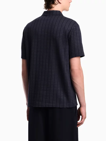 Поло Emporio Armani синее
