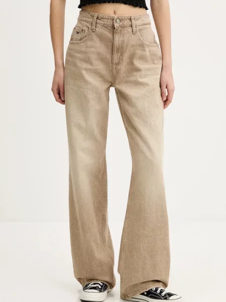 Tommy Jeans jeans high waist verde