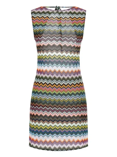 Rochie mini Missoni tricotate de costum