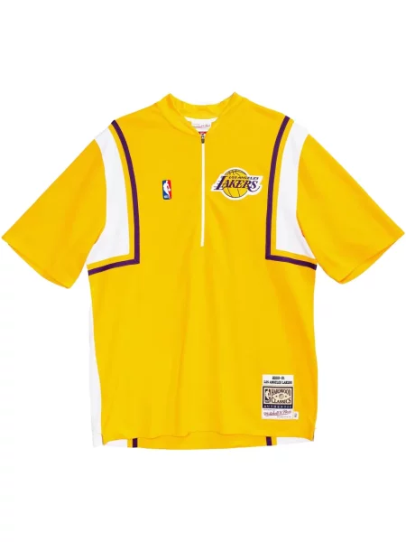 Cămașă Mitchell & Ness din jerseu galben
