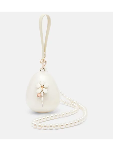 Pisemska torbica Simone Rocha bela