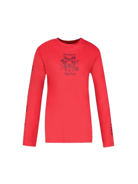 Top Simone Rocha czerwony
