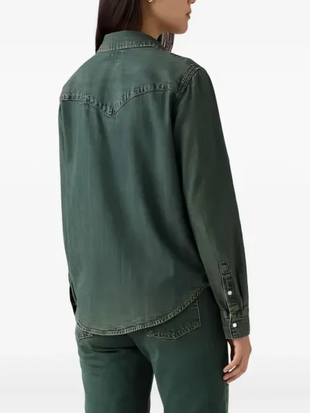 Cămașă de blugi Levi's® verde