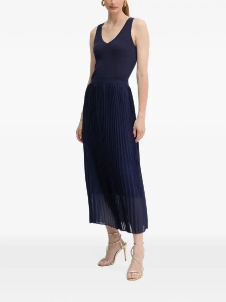 Rochie midi Morgan albastru