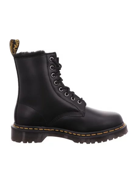 Botki Dr. Martens skórzane szare