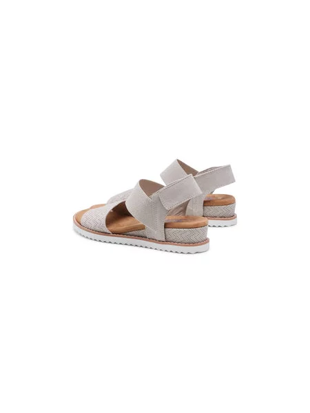 Sandále Skechers BOBS Desert Kiss béžová