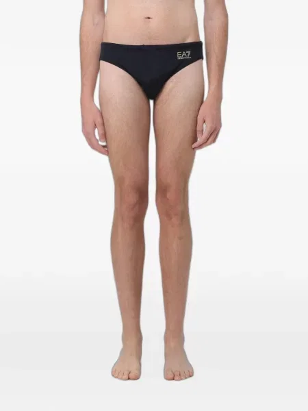 Gaćice Ea7 Emporio Armani s printom crna
