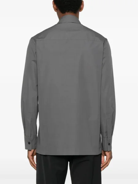 Cămașă Jil Sander lungă gri