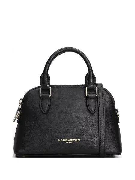 Geantă shopper Lancaster cu autograf negru