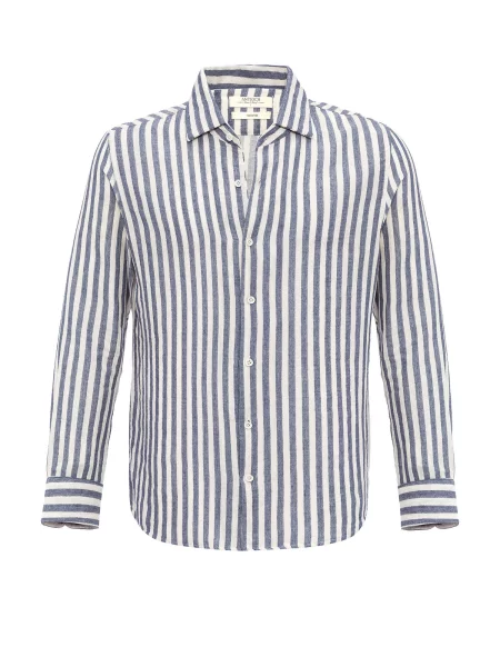 Antioch Košeľa indigo biela