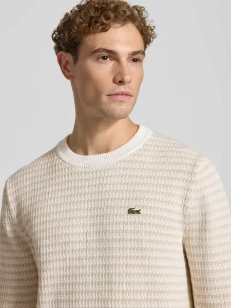 Lacoste Sweter weiss biały