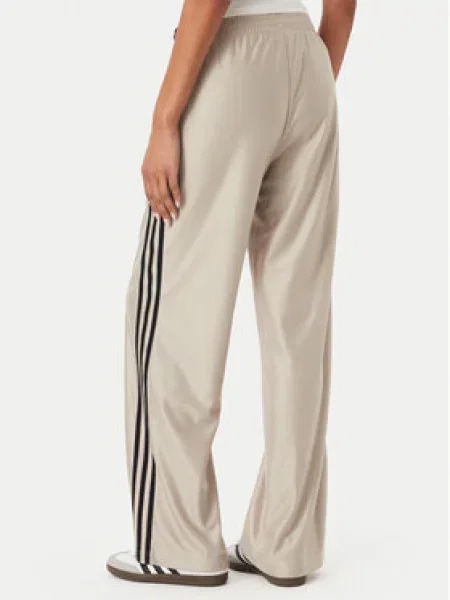 Adidas Melegítő alsó Metallic Firebird Wide Leg bézs