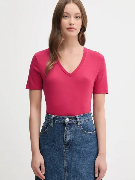 Тениска United Colors of Benetton дамска розово