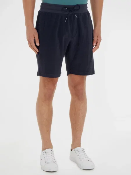 Tommy Hilfiger Pantaloni scurți Heavyweight Knits albastru