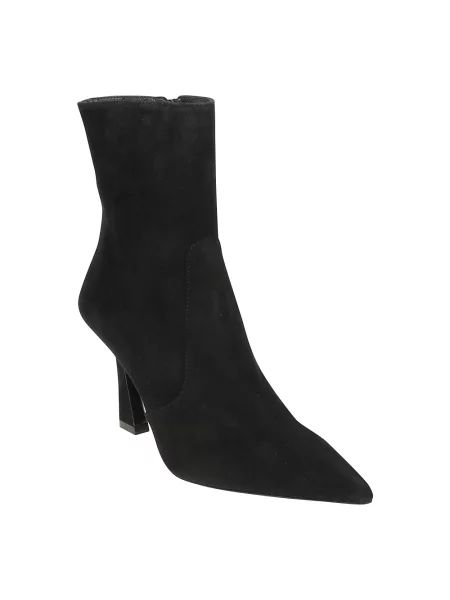 Botki Stuart Weitzman skórzane czarne