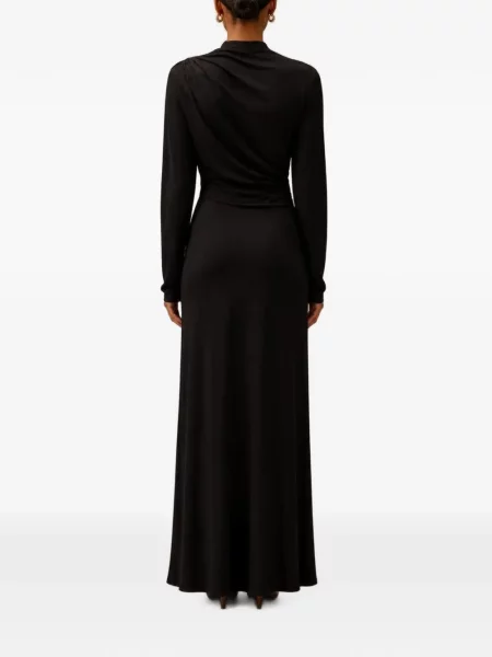 Rochie maxi Retori drapată negru