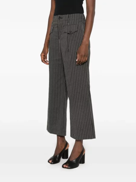 Pantaloni Issey Miyake cu dungi gri