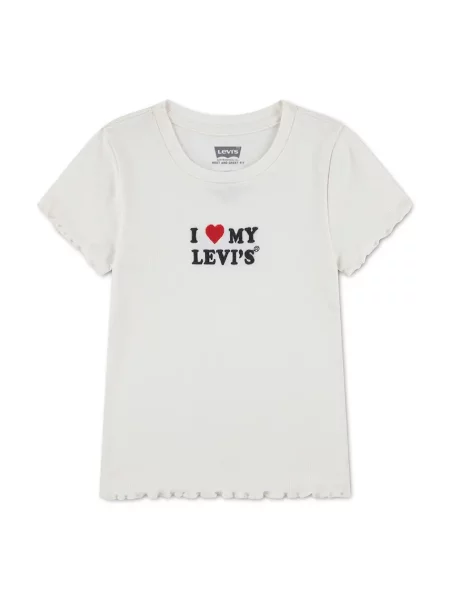 Levi's tričko detské s bavlnou I HEART MY LEVIS TOP béžová