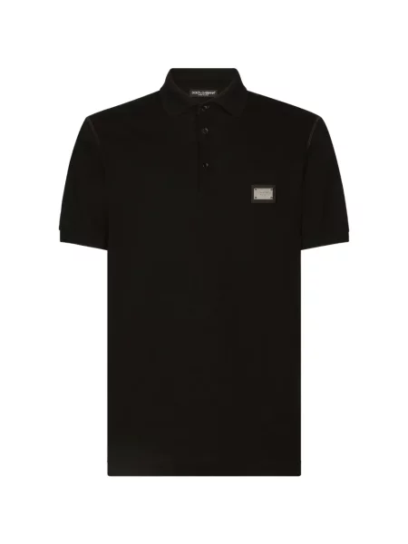 Tricou polo Dolce & Gabbana negru