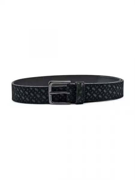 BOSS BLACK De piele negru