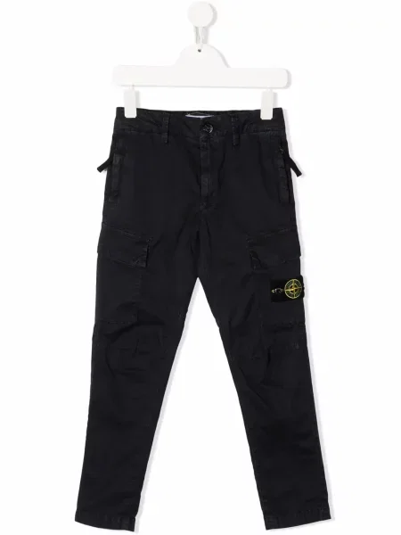 Spodnie dziecięce Stone Island niebieskie
