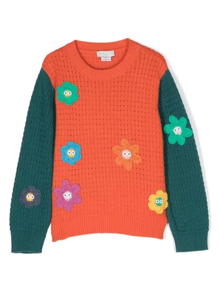 Sweter dziecięcy Stella Mccartney pomarańczowy
